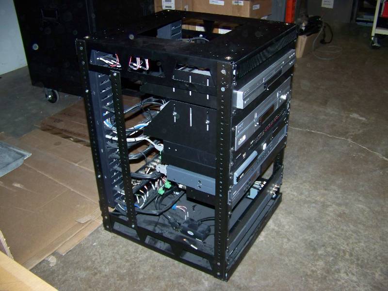 Middle Atlantic, Audio  Video (AV), Equipment  Component Rack with various Components included