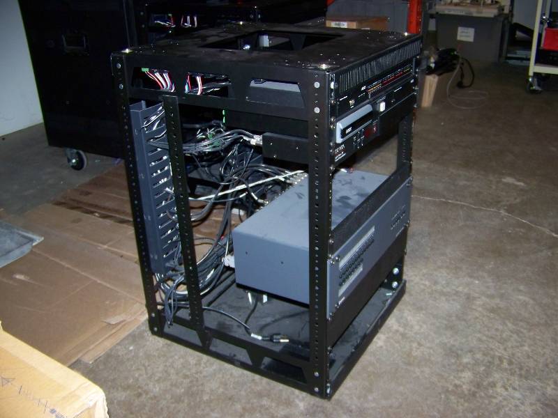 Middle Atlantic, Audio  Video (AV), Equipment  Component Rack with various Components included
