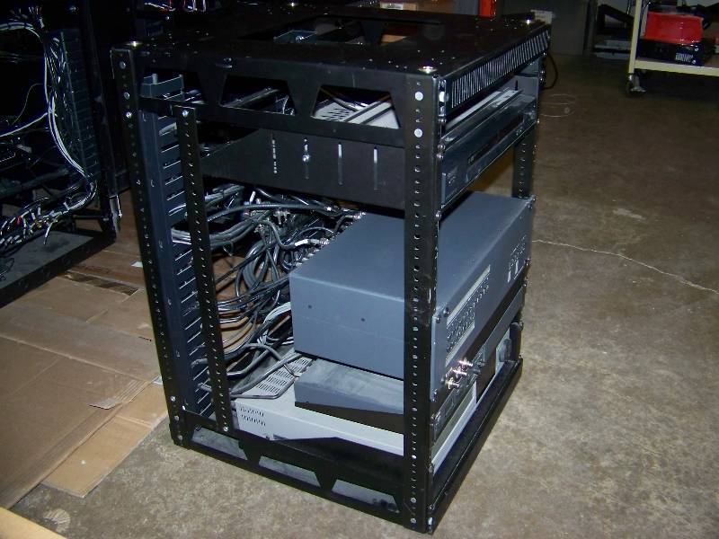 Middle Atlantic, Audio  Video (AV), Equipment  Component Rack with various Components included