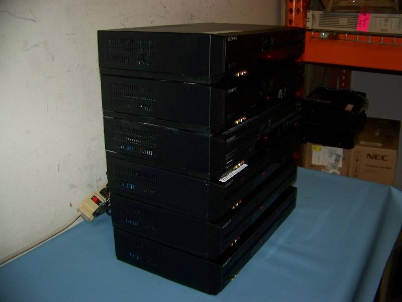 (6) Sony, DVD  CD  VCR Combination Players