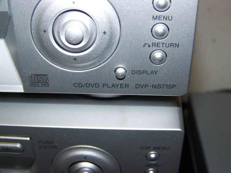 (7) Sony, DVD  CD Players and (1) DVD  CD  VCR Combination Player with (2) Remote Controls