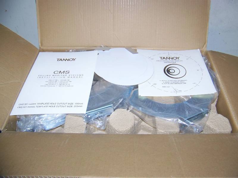 (2) Tannoy, In-Ceiling, Loudspeakers  Speakers with Ceiling Tile Brackets - NEW in Original Box