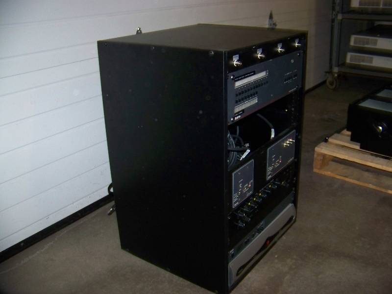 Middle Atlantic, Audio  Video (AV), Equipment  Component Rack with various Components included