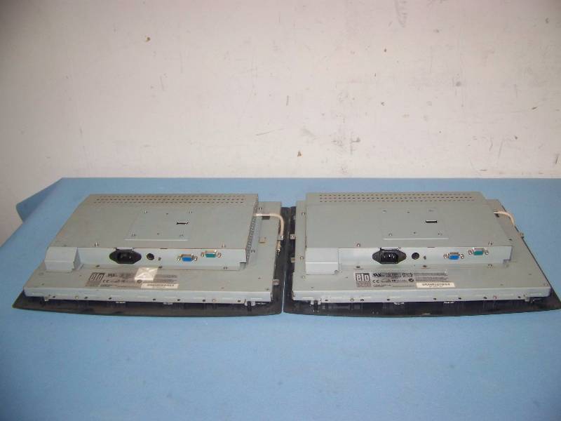 (2) elo TouchSystems, 15 Touchscreen Monitors