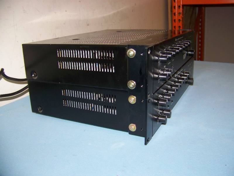 (2) TOA, 900 Series II, 8 Channel Mixers  Power Amplifiers  Amps with (3) Rear Modules