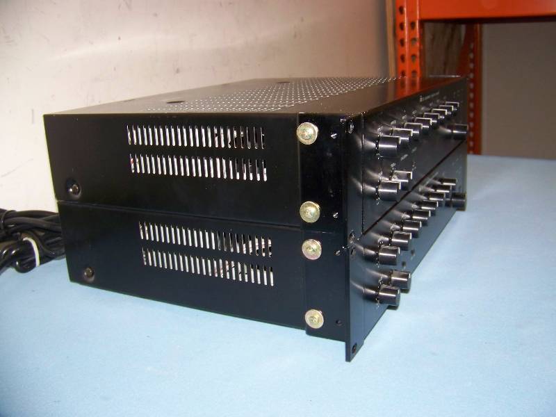 (2) TOA, 900 Series II, 8 Channel Mixers  Power Amplifiers  Amps with (4) Rear Modules