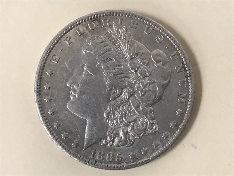 1885-O Morgan Silver Dollar, Presti...