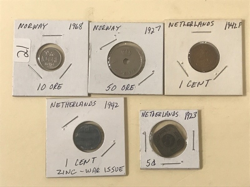 Netherlands Unc 1942-P One Cent, 1...