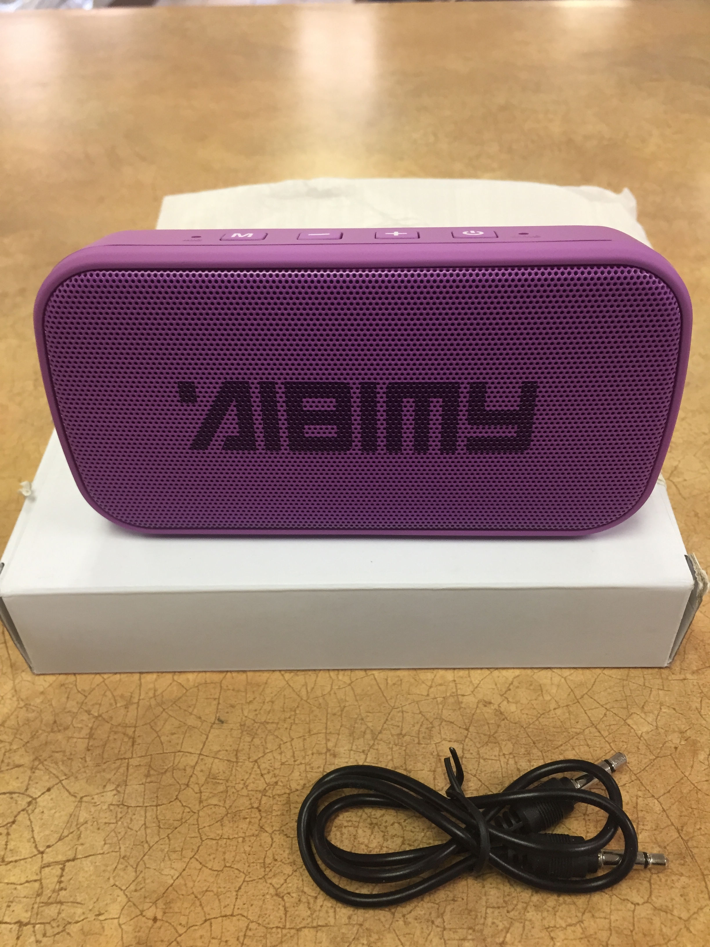 lot 30 image: BRAND NEW Bluetooth Wireless LED Portable Speaker (PURPLE)