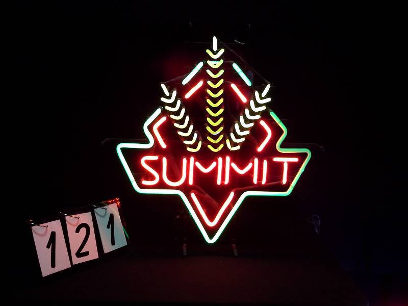lot 121 image: Summit Beer wheat neon