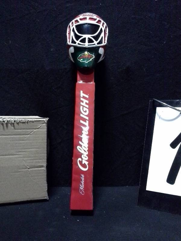 Rare NHL Budweiser light up good Hockey Mask