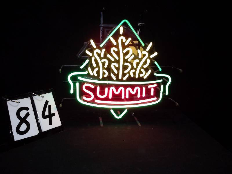 lot 84 image: Summit neon sign