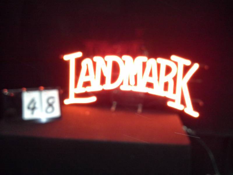 lot 48 image: Landmark neon sign