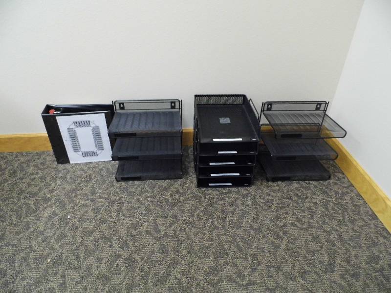 lot 61 image: Metal In  Out Boxes