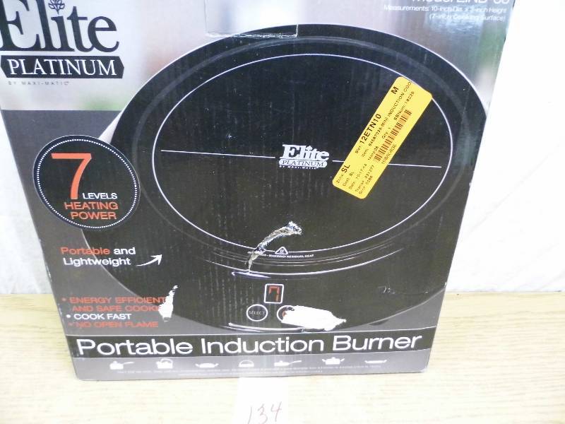 lot 134 image: Portable Induction Burner