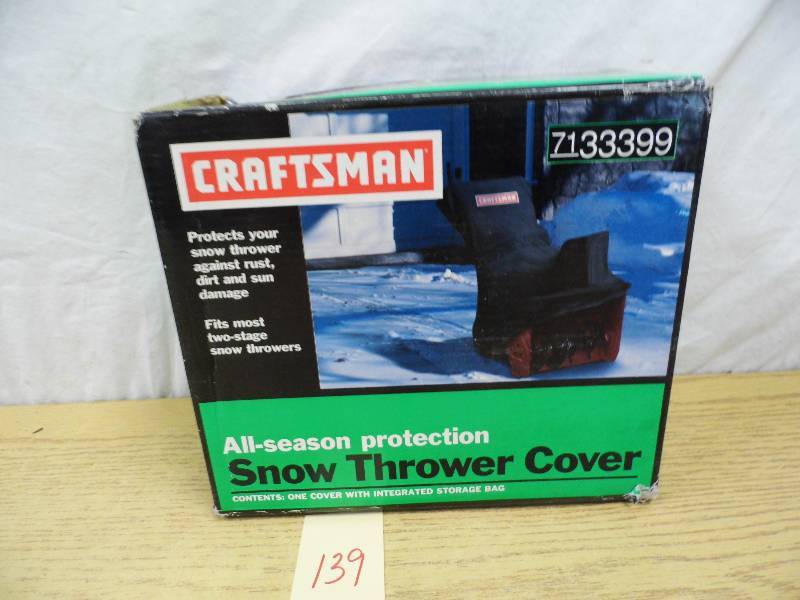 lot 139 image: Craftsman Snow Thrower Cover