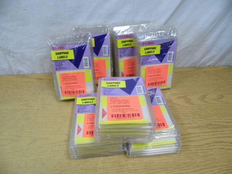 Lot of 7 Packs of Mailing Labels