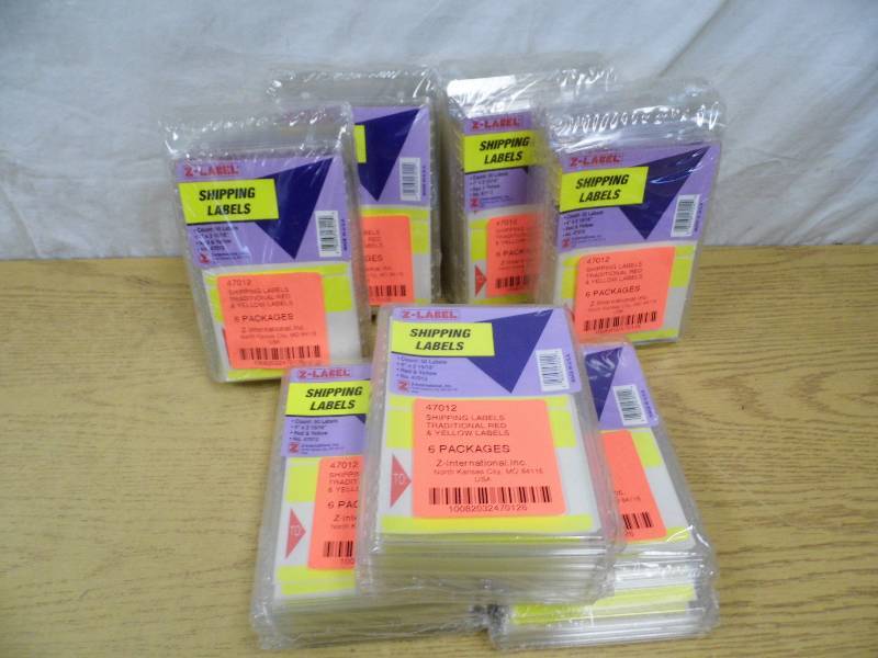 Lot of 7 Packs of Mailing Labels