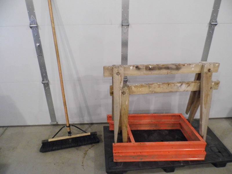 Saw Horses - Heavy Duty Broom