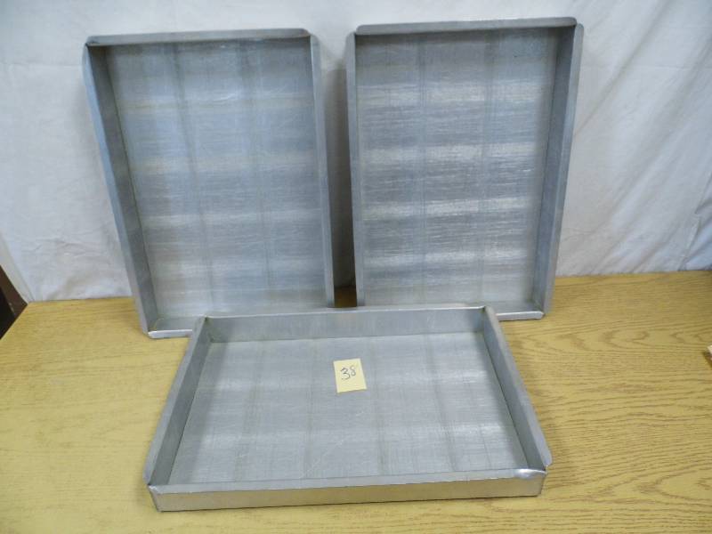 Lot of 3 Stainless Steel Pans