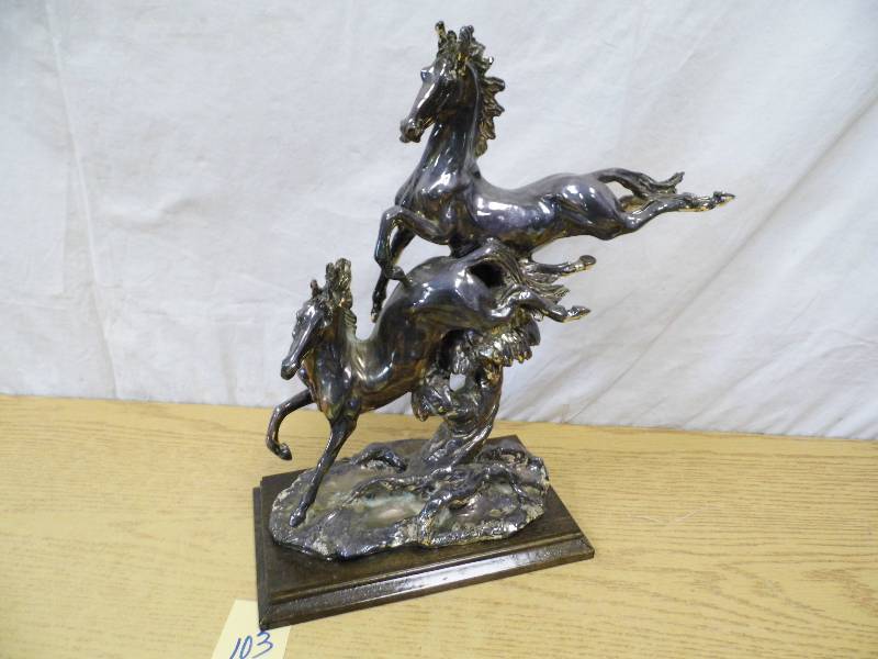 Metal Horse Statue