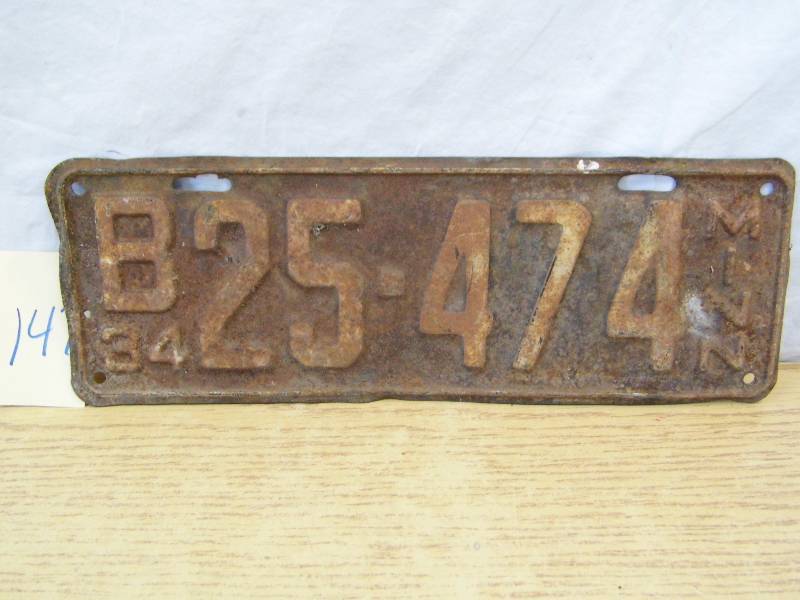 Collector License Plate