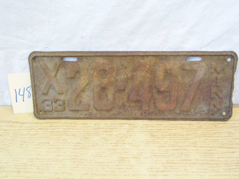 Collector License Plate