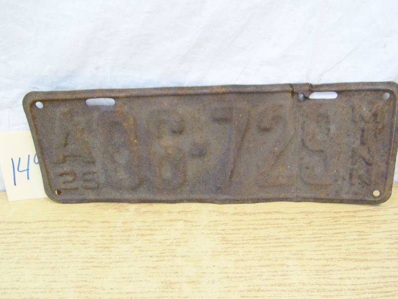 Collector License Plate