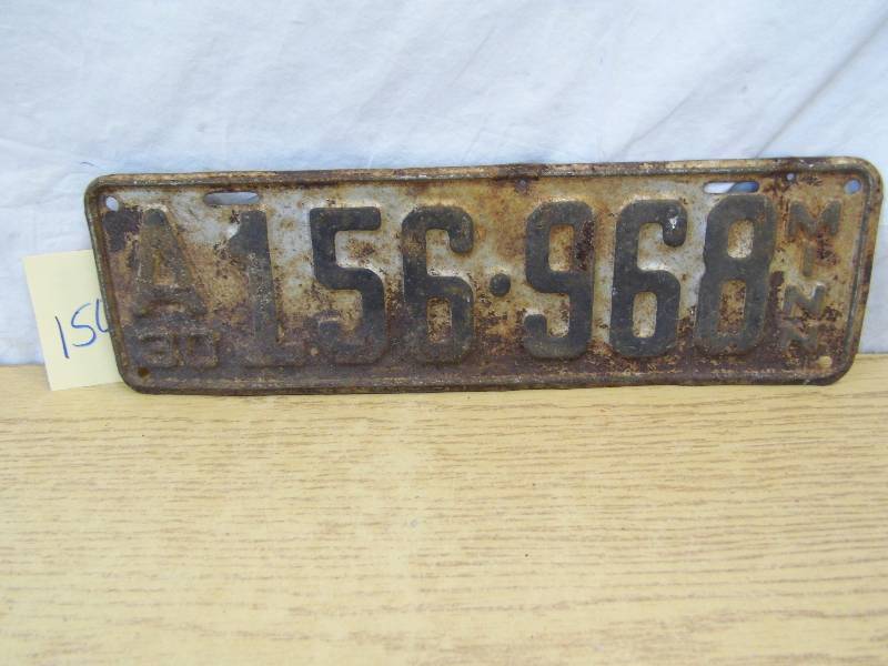 Collector License Plate