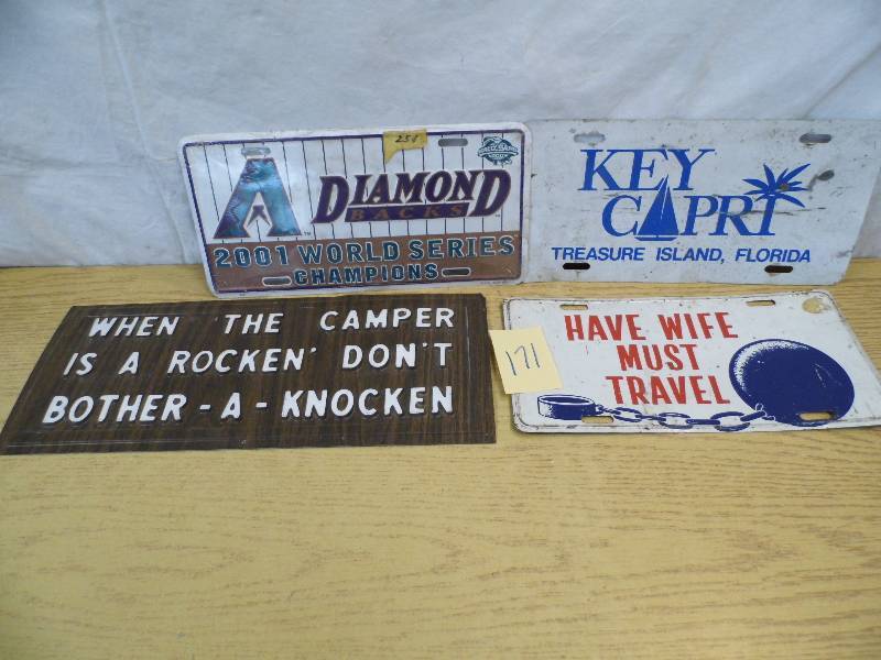 Plates - Signs