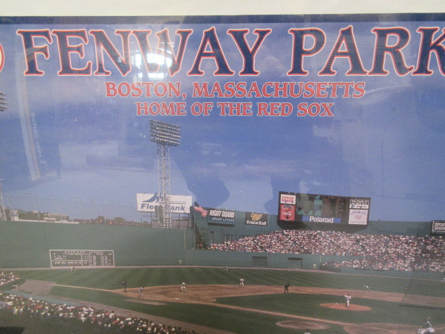 FRAMED FENWAY PARK POSTER
