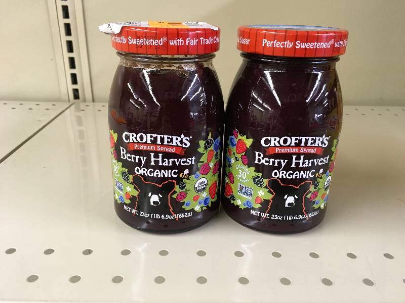 lot 69 image: ORG BERRY SPREAD 223 OZ, RETAIL $7.99