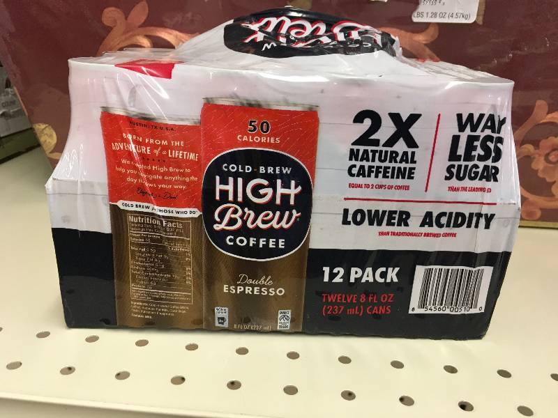 lot 80 image: HIGH BREW ESPRESSO 128OZ, RETAIL $18.99