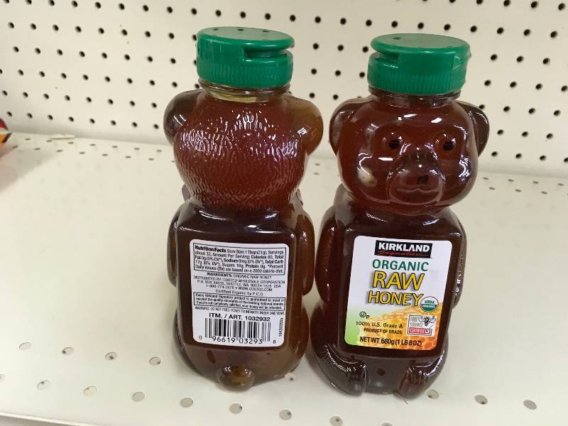 lot 84 image: KS RAW ORG HONEY 224 OZ, RETAIL $14.99