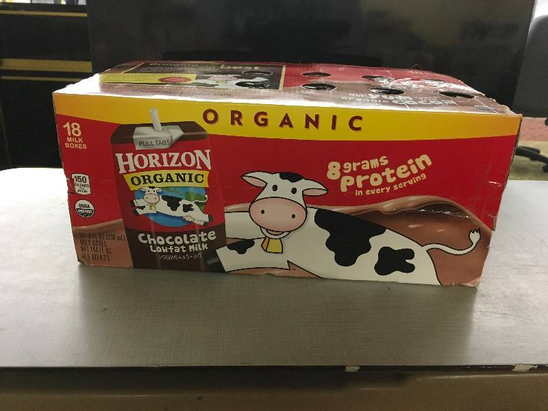 lot 111 image: HORIZON CHOC MILK 188 OZ, RETAIL $15.99