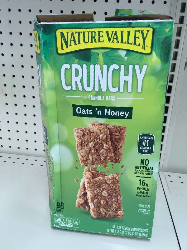 lot 65 image: NATURE VALLEY NV OATHNY 492CT PCH 1.5, MSRP $12.79