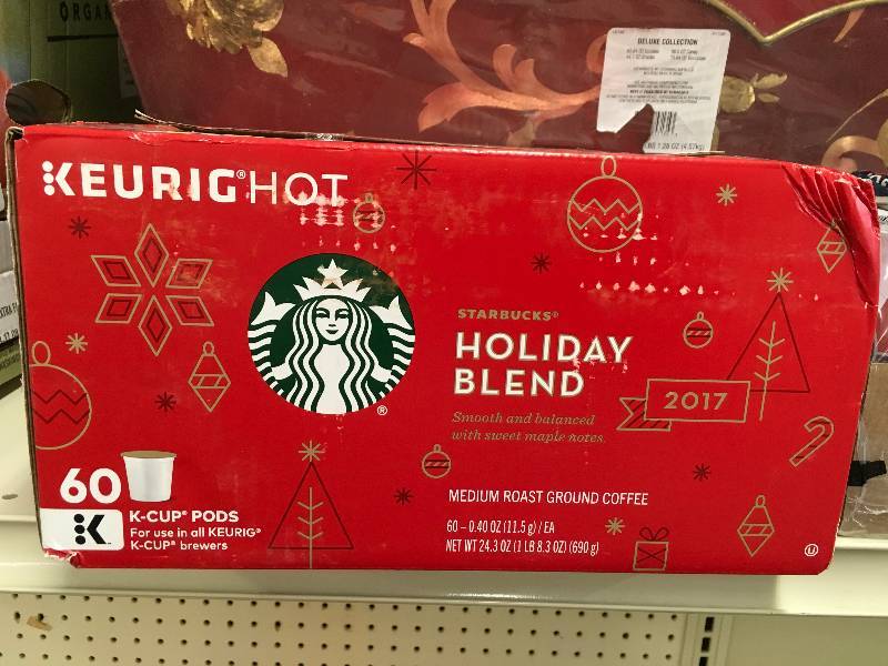 lot 81 image: STARBUCKS HOLIDAY BLEND, RETAIL $29.89