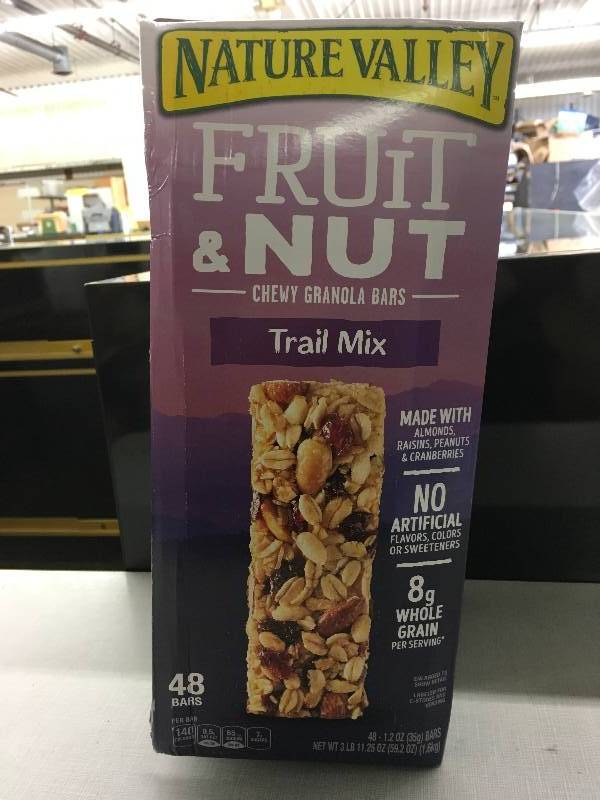 lot 116 image: NV FRT&NUT TRAIL MIX BAR, RETAIL $11.99