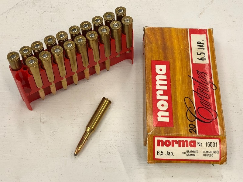 lot 14 image: (18) Rouds Of Norma 6.5 Jap ...