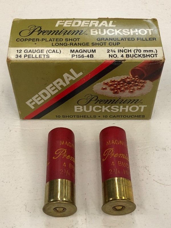 lot 20 image: 10-Round Box Of Federal Premium 12g...