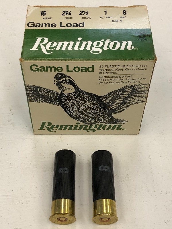 lot 22 image: (24) Rounds Of Remington 16gauge Sh...