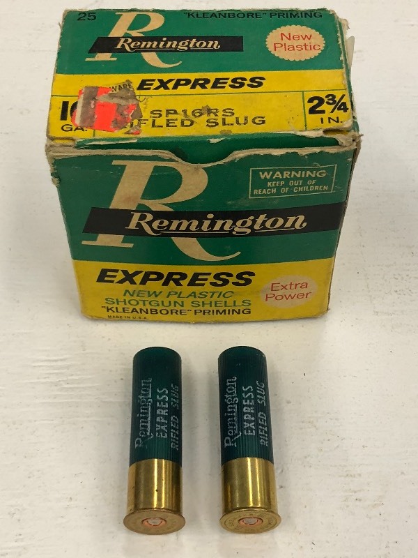 lot 23 image: (23) Rounds Of Remington 16gauge 2....