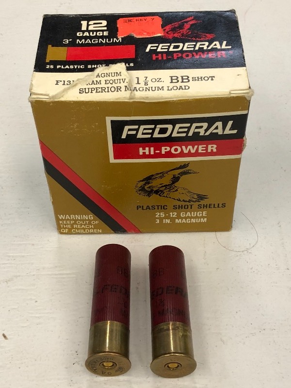 lot 25 image: (25) Rounds Of Federal Hi-Power 12g...