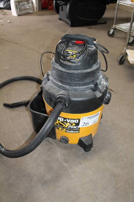 lot 26 image: Shop Vac 12-Gallon Pro WetDry Vac