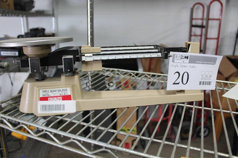 lot 20 image: Ohaus Triple Beam Balance
