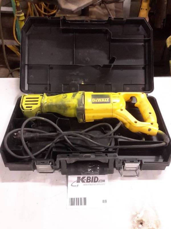 lot 88 image: Dewalt, DW304P reciprocating saw