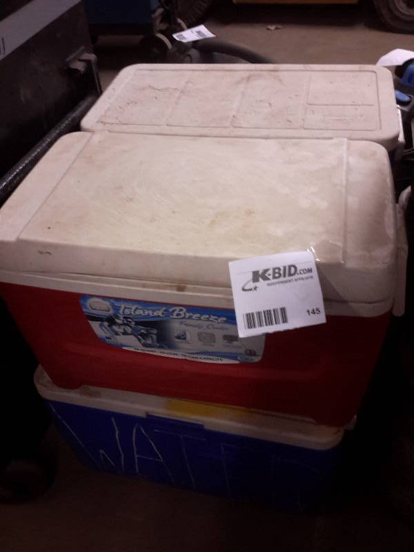 lot 145 image: 4 coolers as pictured