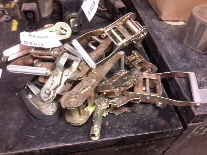lot 182 image: Misc. Strap Clamps