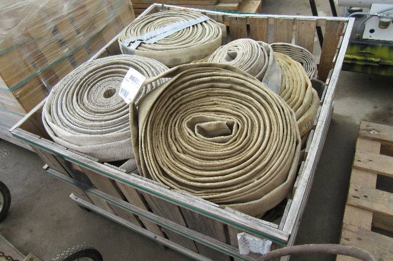lot 248 image: Large YOUNGBAUER size box of FIRE HOSE.. Canvas type