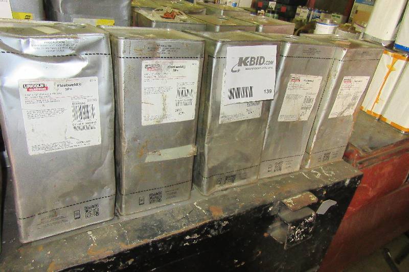 lot 139 image: 5 boxes of Welding rods as pictured.. See closeups